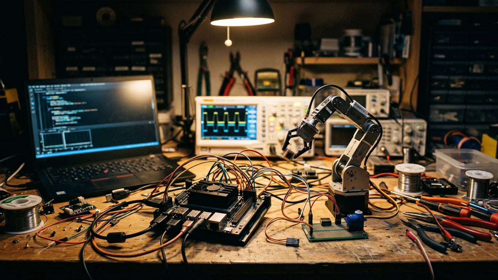 A 4B AI Model Drives a Robot Arm on Jetson Thor, No Datacenter in the Loop