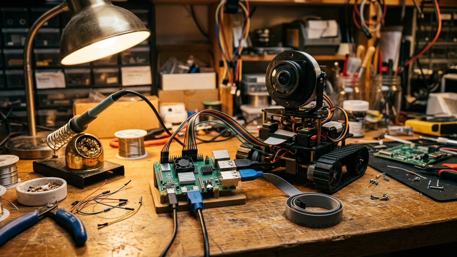 Edge Dispatch: A Tiny Robot Learns to See and Talk on a Raspberry Pi While Korea Locks Its AI Stack Inside One Box