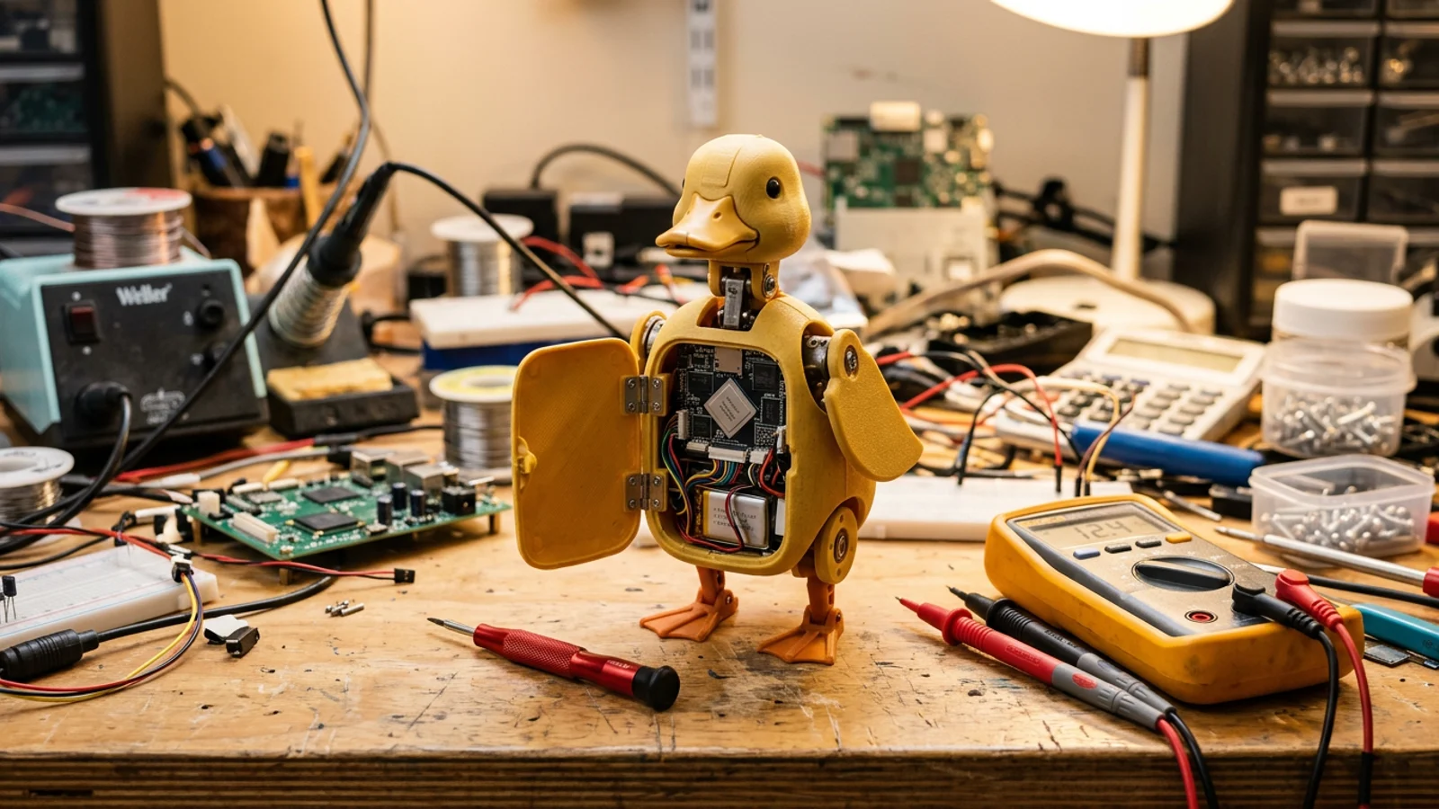 Edge Dispatch: Edge Dispatch: A Duck Robot Runs Its Balance Loop On-Chip as Local AI Quantization Claims Get Audited