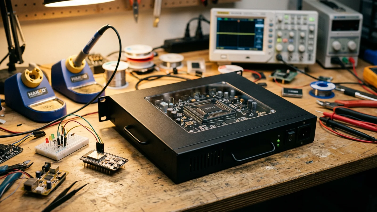 Edge Dispatch: Korea's KT Ships a Boxed NPU LLM Station While the ESP32 Crowd Trims Memory Further